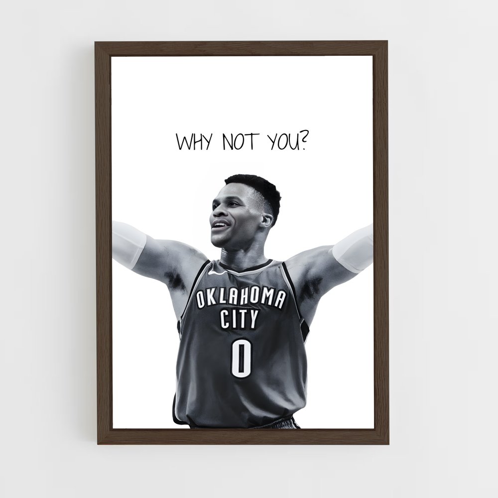 Poster Westbrook's Triumph – affiche Basketball (vue 5)